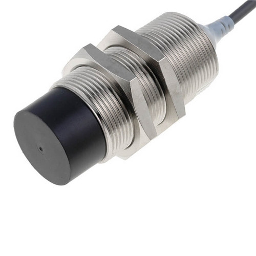 E2AM30LN30WPB1 OMRON Proximity sensor, inductive, nickel-brass,long body, M30, unshielded, 30 mm, DC, 3-wire, PNP-NO, 5 m cable