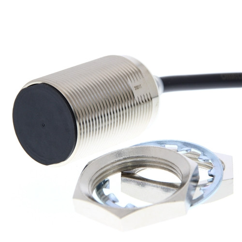 E2EX23B1T302M OMRON proximity sensor, inductive, nickel-brass,short body, M30, shielded, 23 mm, DC, 3- wire, PNP NO, IO-Link COM3, 2 m prewired