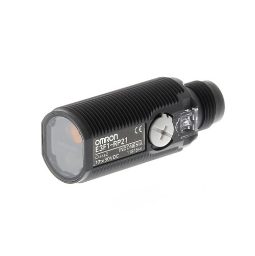 E3F1RP21 OMRON COMPACT PHOTOELECTRIC SENSORM18 AXIAL, PLASTIC BODY, RED LED, RETRO- REFLECTIVE, DIST=0.1-3M