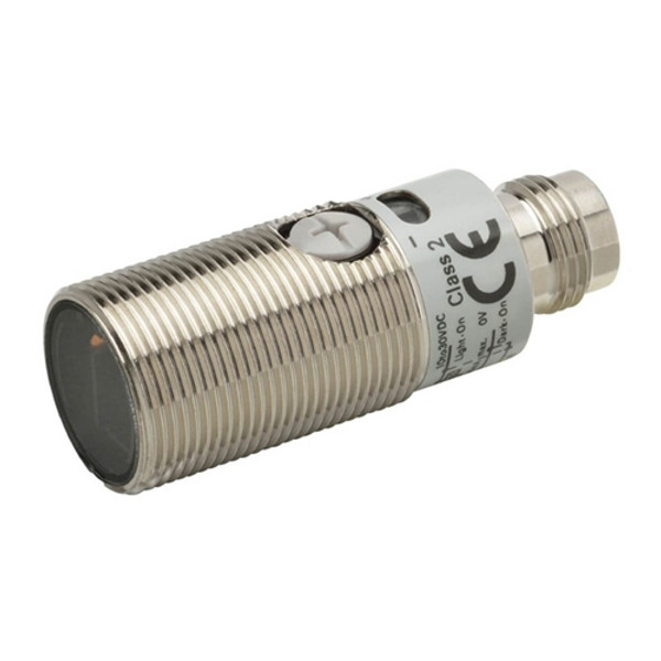 E3FBDN21 OMRON PHOTOELECTRIC SENSOR M18 AXIAL METAL BODYRED LED, DIFFUSE REFLECTIVE 100MM NPN L- ON/D-ON SELECTABLE M12 CONNECTOR(REPLA CES E3F2DS10C4M1M)