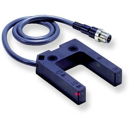 E3ZG82M3J OMRON PHOTOELECTRIC SENSOR TWIN BEAMSLOT, 25 MM, DC, 3 WIRE, PNP, M8 PIGTAIL CONNECTOR