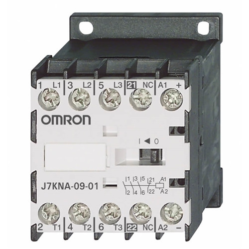 J7KNA0901/24D OMRON contactor 3p 9a/4kw ac3 (20a ac1)+1b aux 24vdc