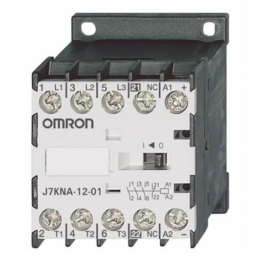 J7KNA1201/24DC OMRON CONTACTOR 3POLE 12A/5.5KW AC3 (20AAC1)+1B AUXILLIARY 24VDC