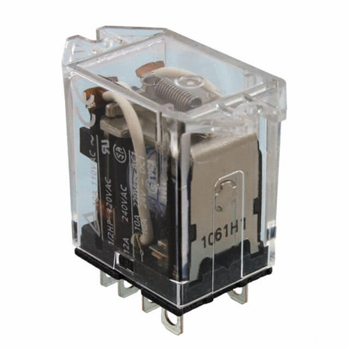 LY2F220/240AC OMRON RELAY FLANGE MOUNT, PLUG-IN, 8PIN, DPDT,10A,220/240 VAC