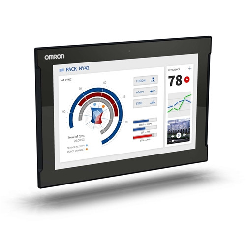 NYM15WC1000 OMRON INDUSTRIAL MONITOR15.4" display with capacitive touchscree n, Build-in mounting, DVI-D port