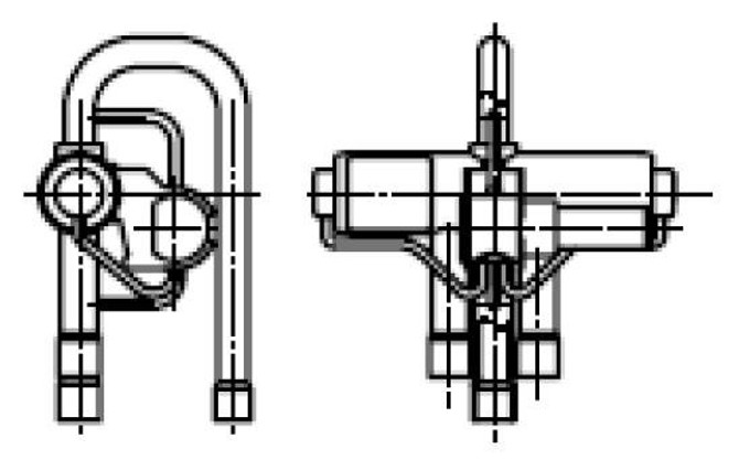 061L1207 Danfoss 4-way reversing valve, STF - automation24h