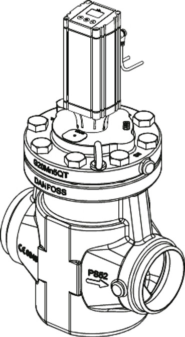 027H7130 Danfoss Motor operated valve, ICM 100 - automation24h