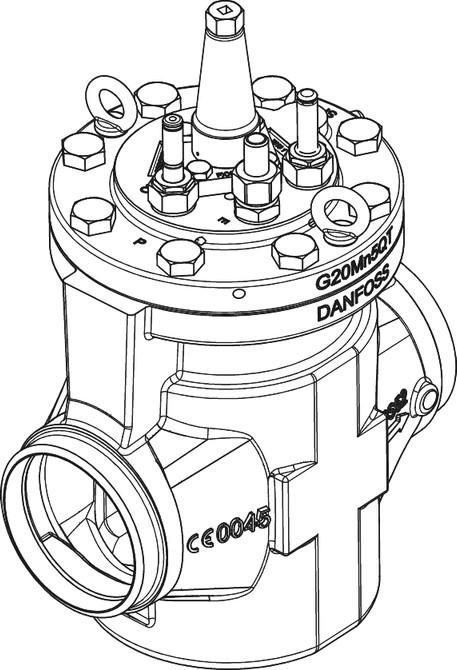 027H7157 Danfoss 2-step solenoid valve, ICLX 125 - automation24h