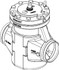 027H7170 Danfoss Motor operated valve, ICM 150 - Invertwell - Convertwell Oy Ab