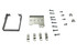 Decoupling plate mounting kit contains power decoupling plate, cable clamps, U-terminals and screws.  For each frame size, there is one relative decoupling plate mounting kit.