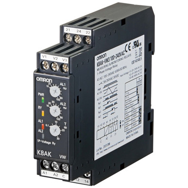 K8AKVW3100240 OMRON MONITORING RELAY 22.5MM W 600V AC - AC drives ...