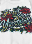 First Love Yourself (fly.) - Roses Print Long Sleeve Shirt (FREE Today)
