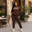 FLY State Hoodie Set – Chocolate Mocha Edition