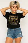 #1 SELLER! FLY. - First Love Yourself Leopard Tee: Black #1 SELLER! FLY. - First Love Yourself Leopard Tee: Black