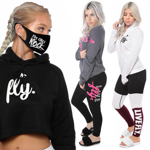4- Piece Legging Mystery Box: 2-Pack, Tee & Face Mask 