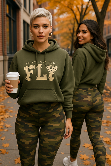 The Love YOU! Varsity Camo Outfit