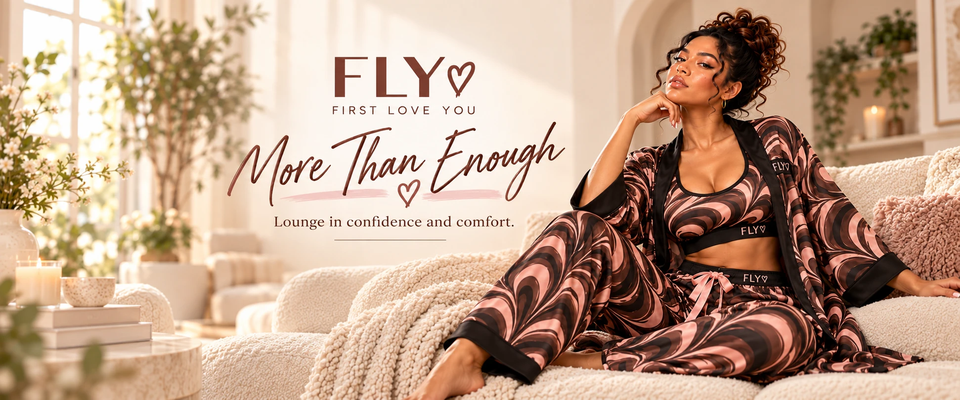 FLY Self-Love Lounge Collection banner