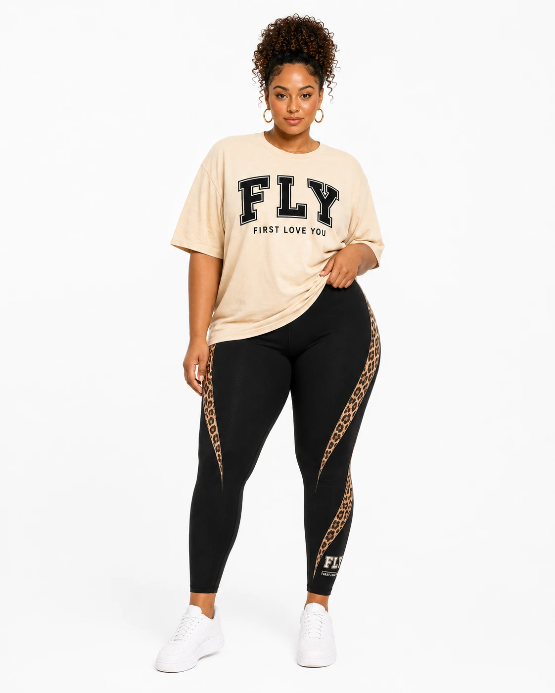 Signature Leopard Crew Set