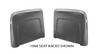 1968-72 Chevelle Seat Backs with Chrome (Pair)