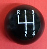 1968-72 Black Shift Ball/Knob 3/8" Shaft