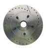 1969-72 Drilled and Slotted, Front Brake Rotor pr