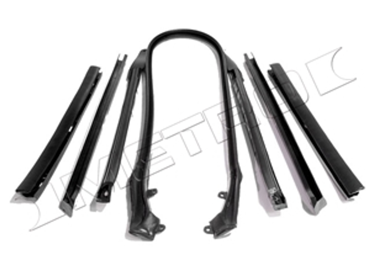 1964-68 Ultimate Convertible Weatherstrip Kit (rubber package)