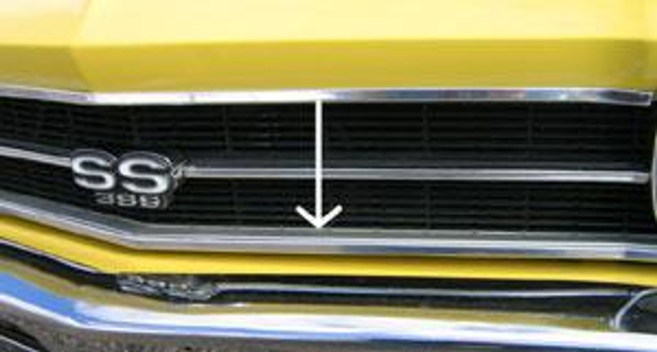 1969 Lower Grille Molding