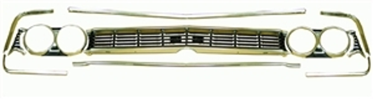 1966 Chevelle Grille /& 1966-67 Rear Panel /"SS 427/" Each