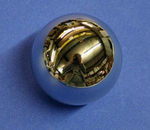 1964-67 Chrome Shift Ball/Knob for 1/2