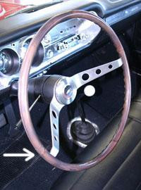 1964-66 2-Spoke Wood Steering Wheel (wheel only) - Ausley's
