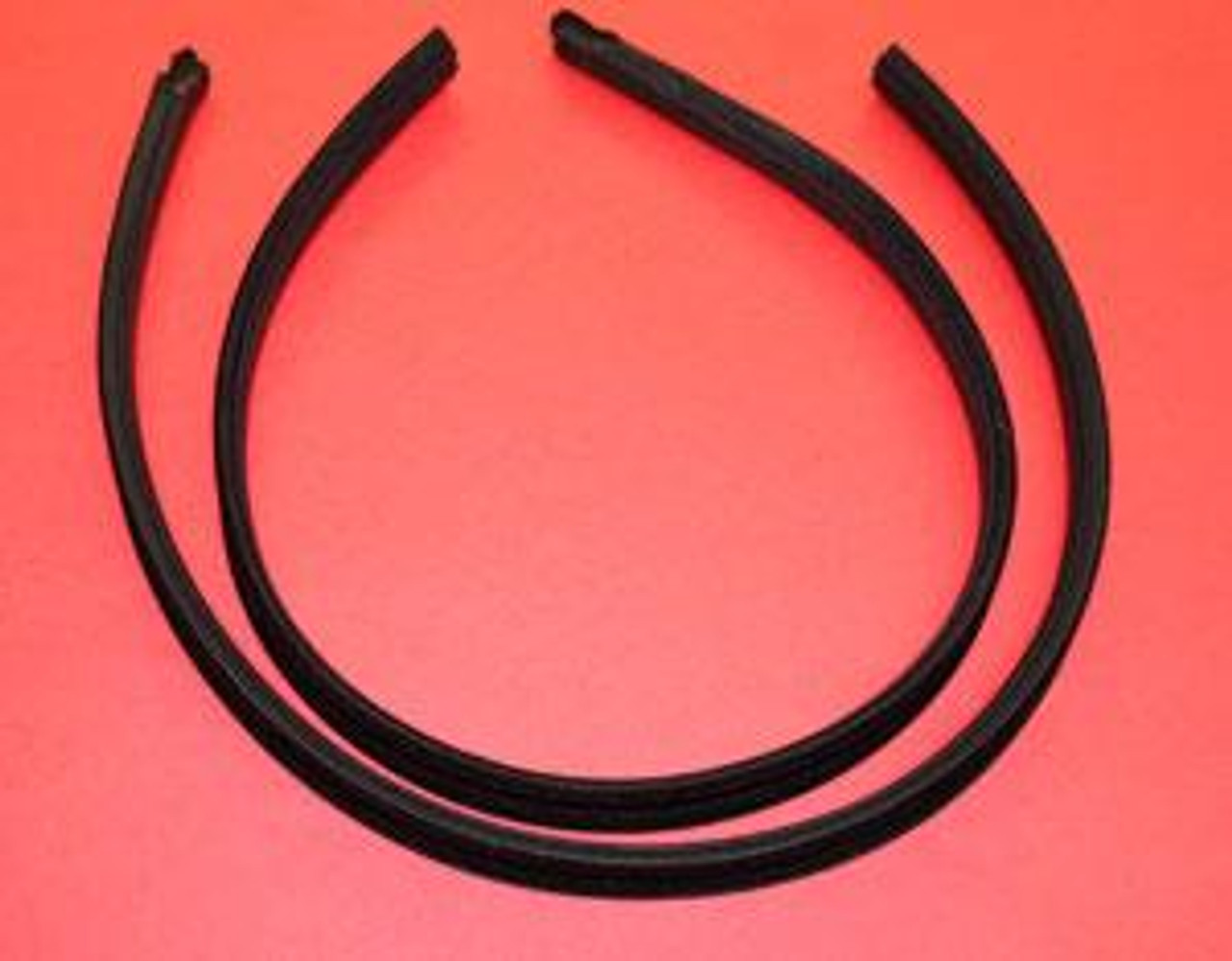 1966 1967 Vent Channel Rubber (Pair) (weatherstrip seal)