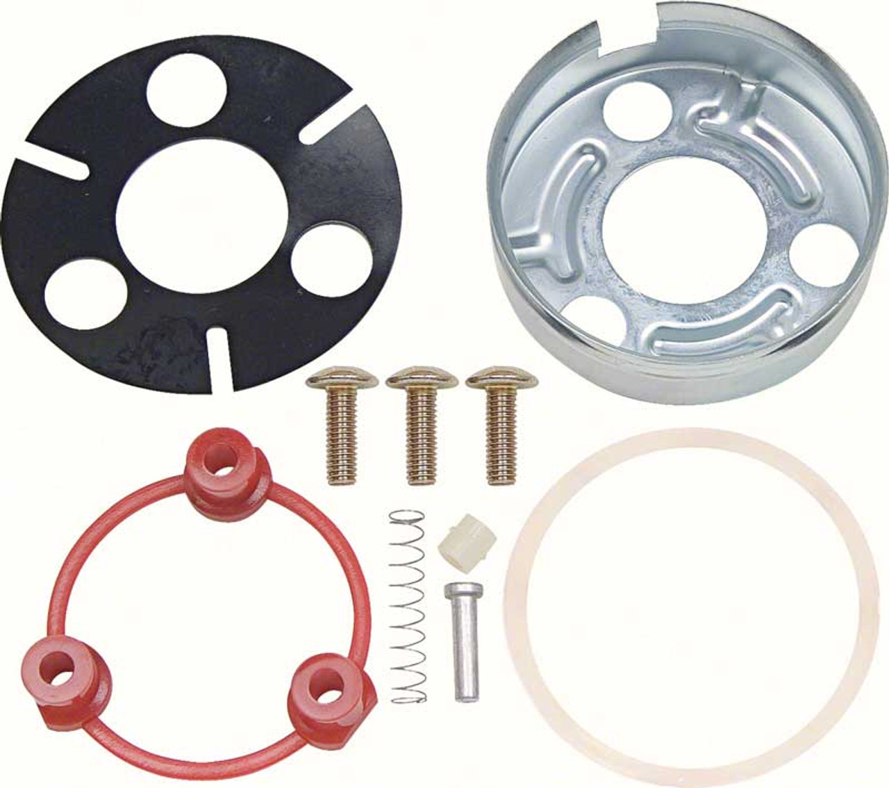 1971-72 4 Spoke Steering Wheel Horn Cap Mounting Kit