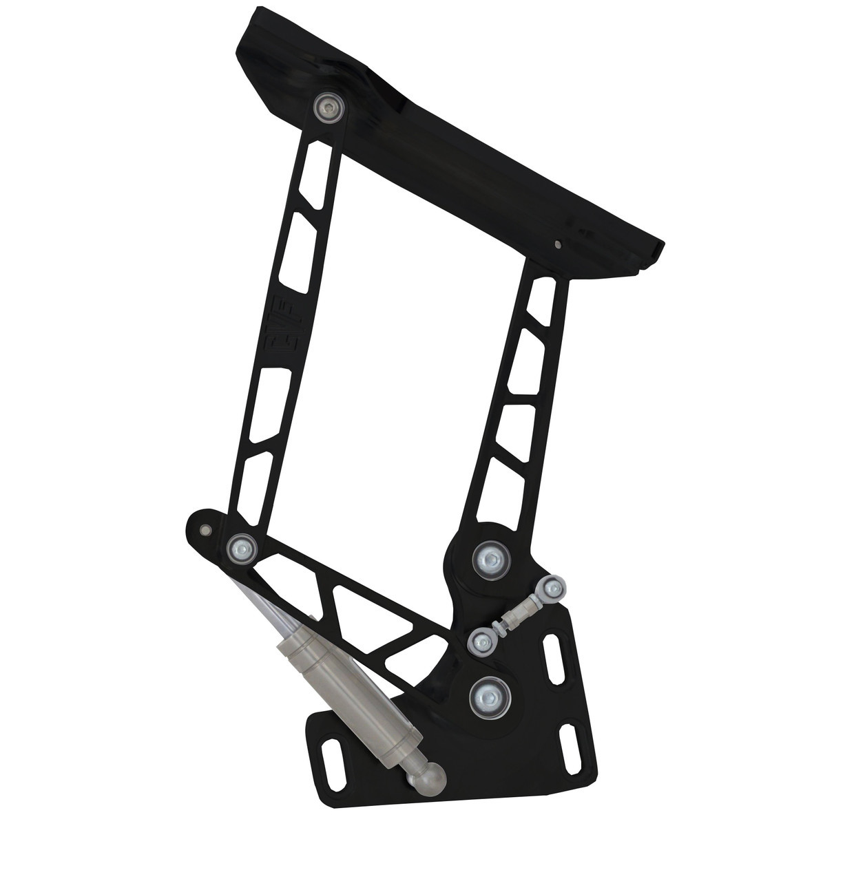 1967-72 Chevrolet C10 Truck Aluminum Hood Hinges (Stainless/Diamond Black)