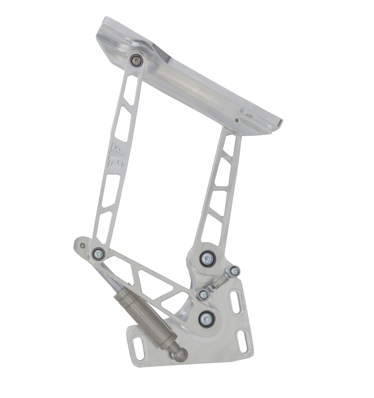 1967-72 Chevrolet C10 Truck Aluminum Hood Hinges (Stainless/Diamond Black)