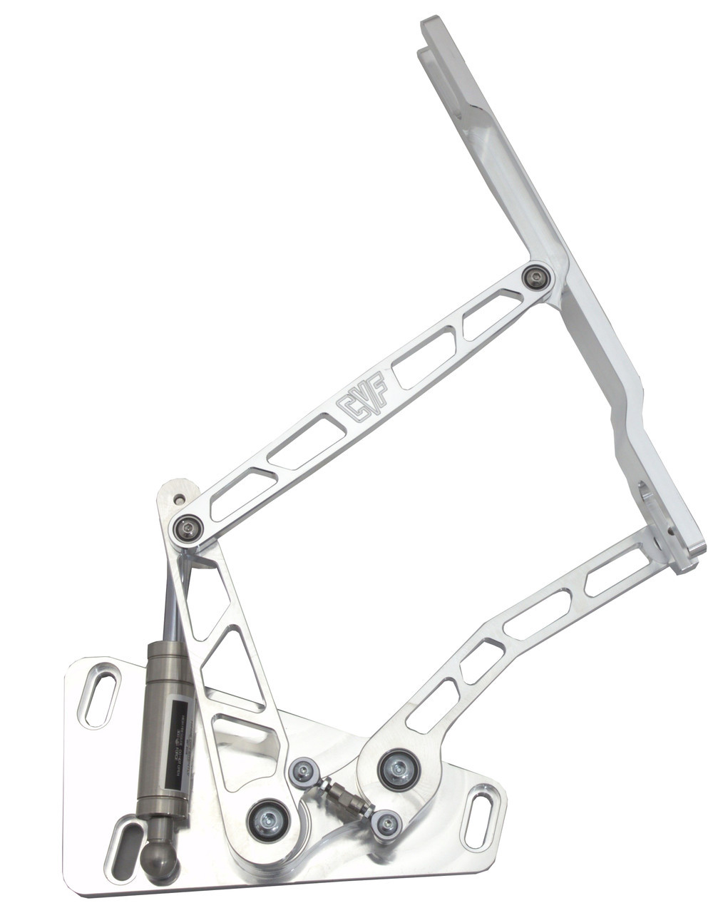 1973-80 Chevrolet C10 Truck Aluminum Hood Hinges (Stainless/Diamond Black)