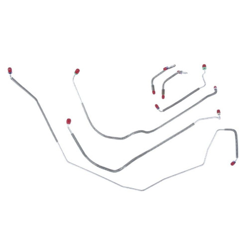 1968 SS Power Drum 6pcs front brake line kit (Original Material)