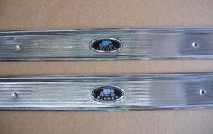 1968-72 Fisher Door Sill Scuff Plates (Pair) - Ausley's Chevelle Parts