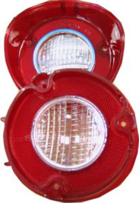 1972 Back Up Light Lens w/Trim Pr.