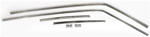 1968-69 Roof Rail Chrome Weatherstrip Channels (set) - Ausley's