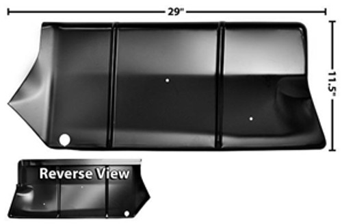 1964-65 EL CAMINO QUARTER PANELS PAIR - Ausley's Chevelle Parts