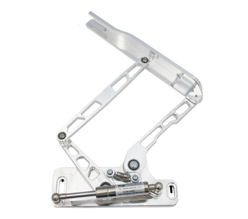 1963-65 Chevrolet Impala Aluminum Hood Hinges (Stainless/Diamond Black)