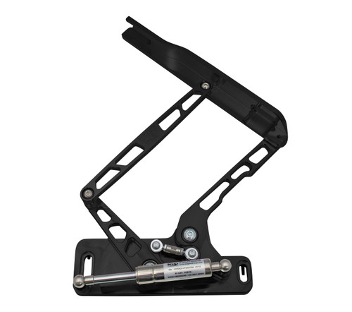 1963-65 Chevrolet Impala Aluminum Hood Hinges (Stainless/Diamond Black)