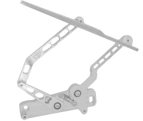 1971-76 Chevrolet Impala Aluminum Hood Hinges (Stainless/Diamond Black)