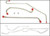 1964-72 Disc Brake Conversion Only Brake Line Set