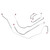 1968 SS Power Drum front brake line kit (Stainless Steel)