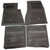 1964-72 Chevelle Rubber Bowtie Floor Mats (Black)