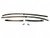 1968 1969 Roof Rail Chrome Weatherstrip Channels (set)