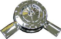 1964-67 L79 Chrome Air Cleaner Dual Snorkle - Ausley's Chevelle Parts