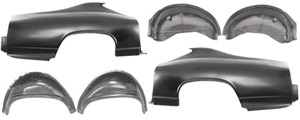 Lemans/GTO Full Quarter Panel, Right, 1970-1972 - Chevelle Depot