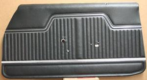 1970-72 Pre-Assembled Chevelle Door Panels, Front & Rear (Set
